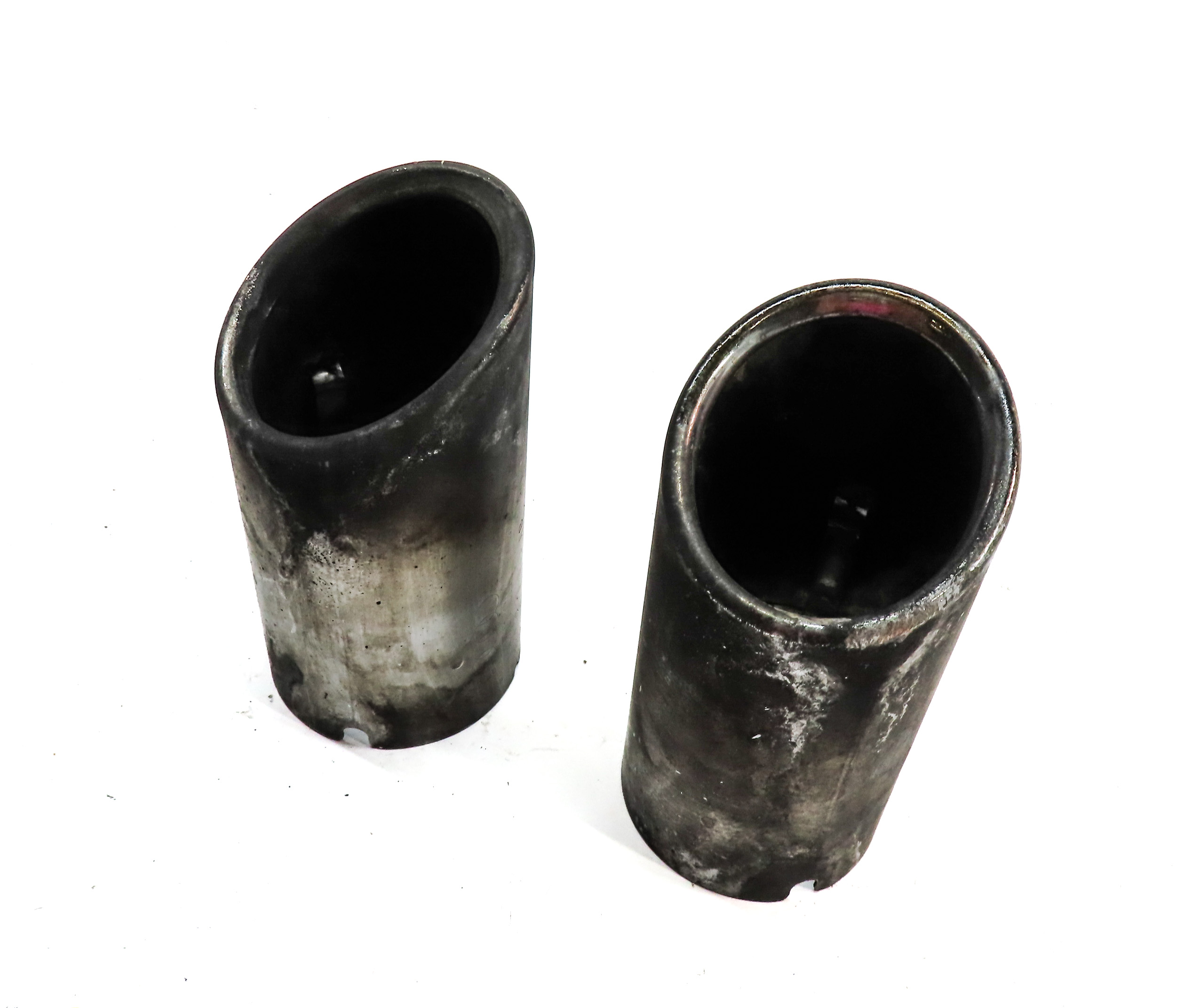 2013-2016 AUDI A4 (B8 8K) LEFT & RIGHT MUFFLER EXHAUST TIP SET-2 — exact item pictured